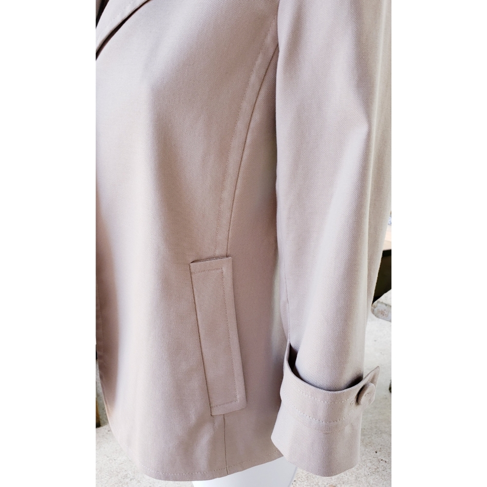 SOLD Talbots NEW Khaiki All Seasons Twill Jacket 2 - Picture 4 of 6